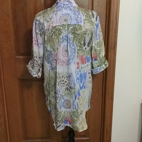 Chicos long tunic style blouse, VGUC - Picture 2 of 7